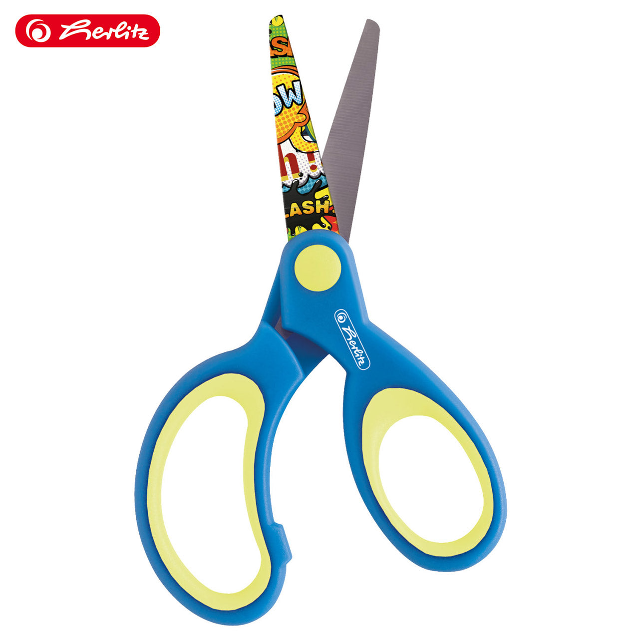 Herlitz-Bastelschere-Rechtshander-Design-rund-13cm-10897171-blau-gruen-57706-offen-4008110336282-10897163-Schere-lafueliki