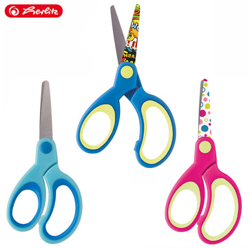 Herlitz-Design-Bastelschere-rund-Linkshaender-blau-hellbau-pink-schere-lafueliki