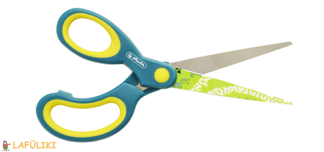 Herlitz-Linkshaender-Bastelschere-16cm-spitz-gruen