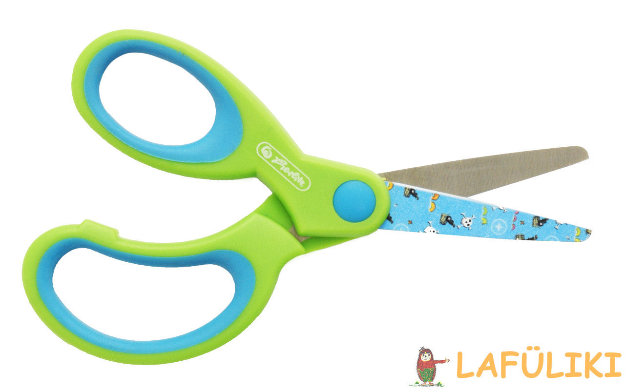 Herlitz-Linkshaender-Design-Bastelschere-rund-13cm-gruen