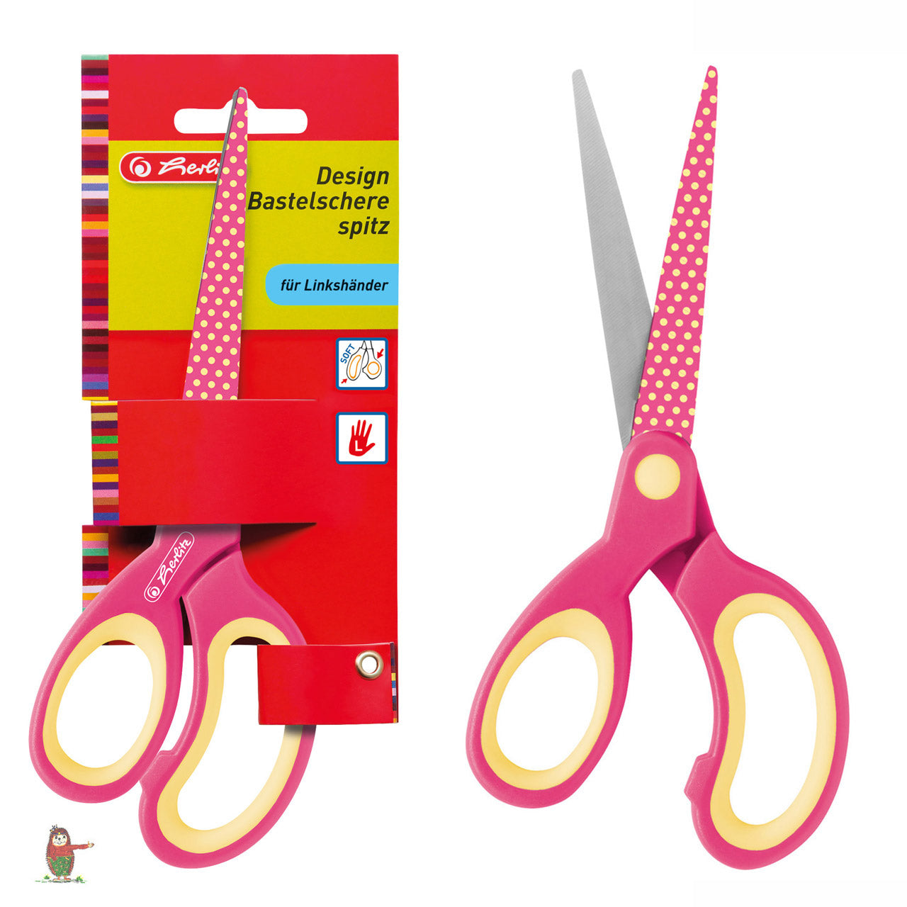 Herlitz-Linkshander-Design-Bastelschere-spitz-17cm-10897171-pink_gelb-57721-4008110337319-Schere-lafueliki