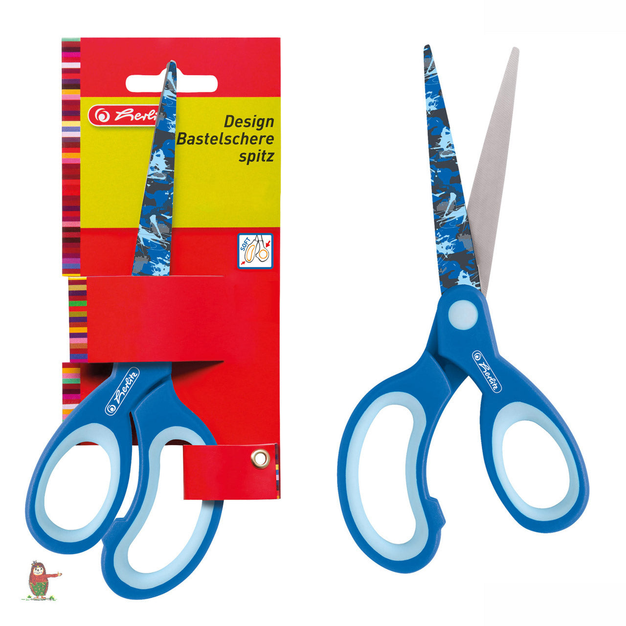 Herlitz-Rechtshander-Design-Bastelschere-spitz-17cm-10801728-blau_hellbau-4008110299532-1681-Schere-lafueliki