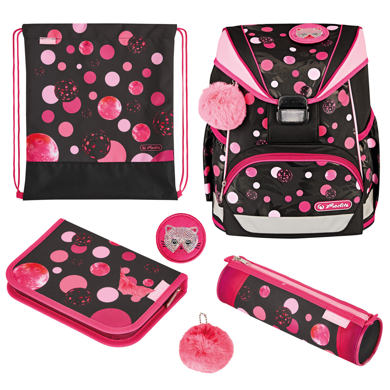Herlitz-Schulranzen-Set-Ultra-light-Plus-cats-dots-katze-4008110347421-online-kaufen-lafueliki