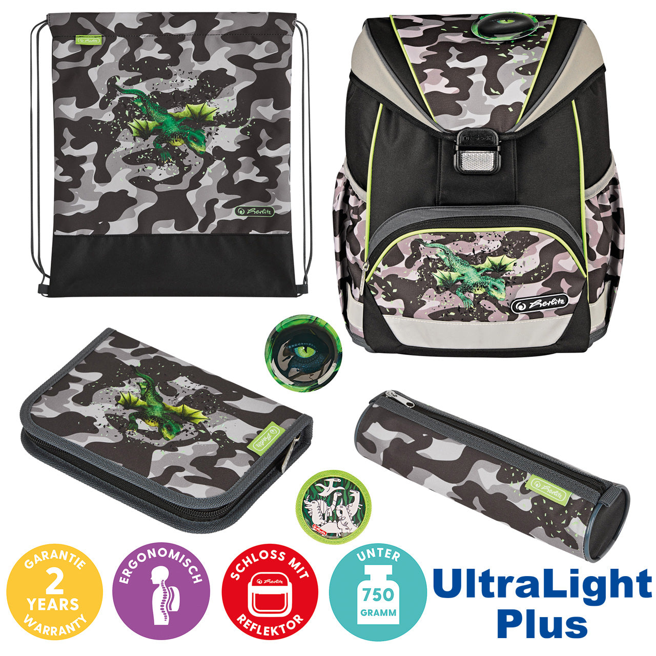 Herlitz-Schulranzen-Ultra-Light-Plus-Drache-Camo-Dragon-4008110347455-mit-icons-lafueliki