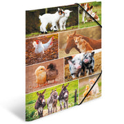 Herma-Sammelmappe-A3-Pappe-Bauernhof-Tiere-19454-lafueliki