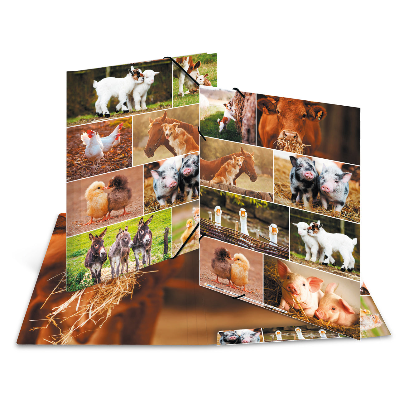 Herma-Sammelmappe-A3-Pappe-Bauernhof-Tiere-ansicht-19454-lafueliki