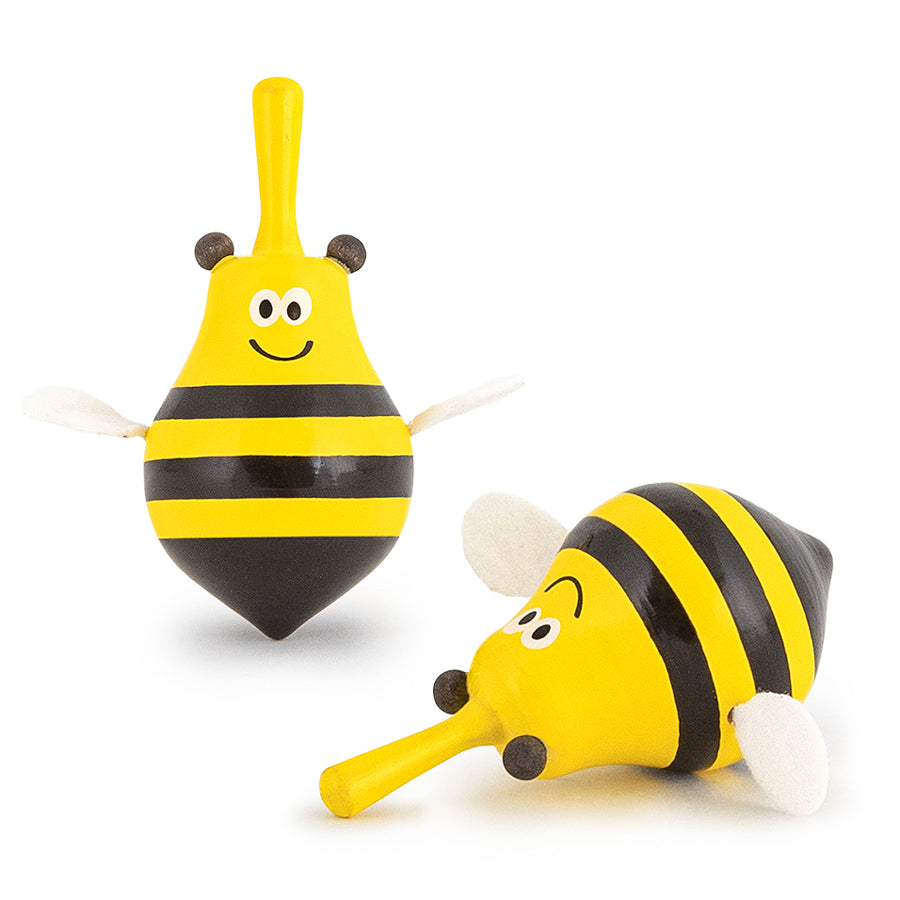 Das ist ein Bild vom Trendhaus Holzkreisel Biene aus der Serie Meine Bienenfreunde