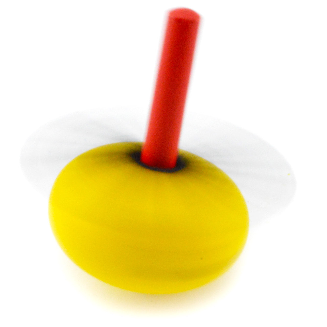 Holzkreisel-gelb-rot