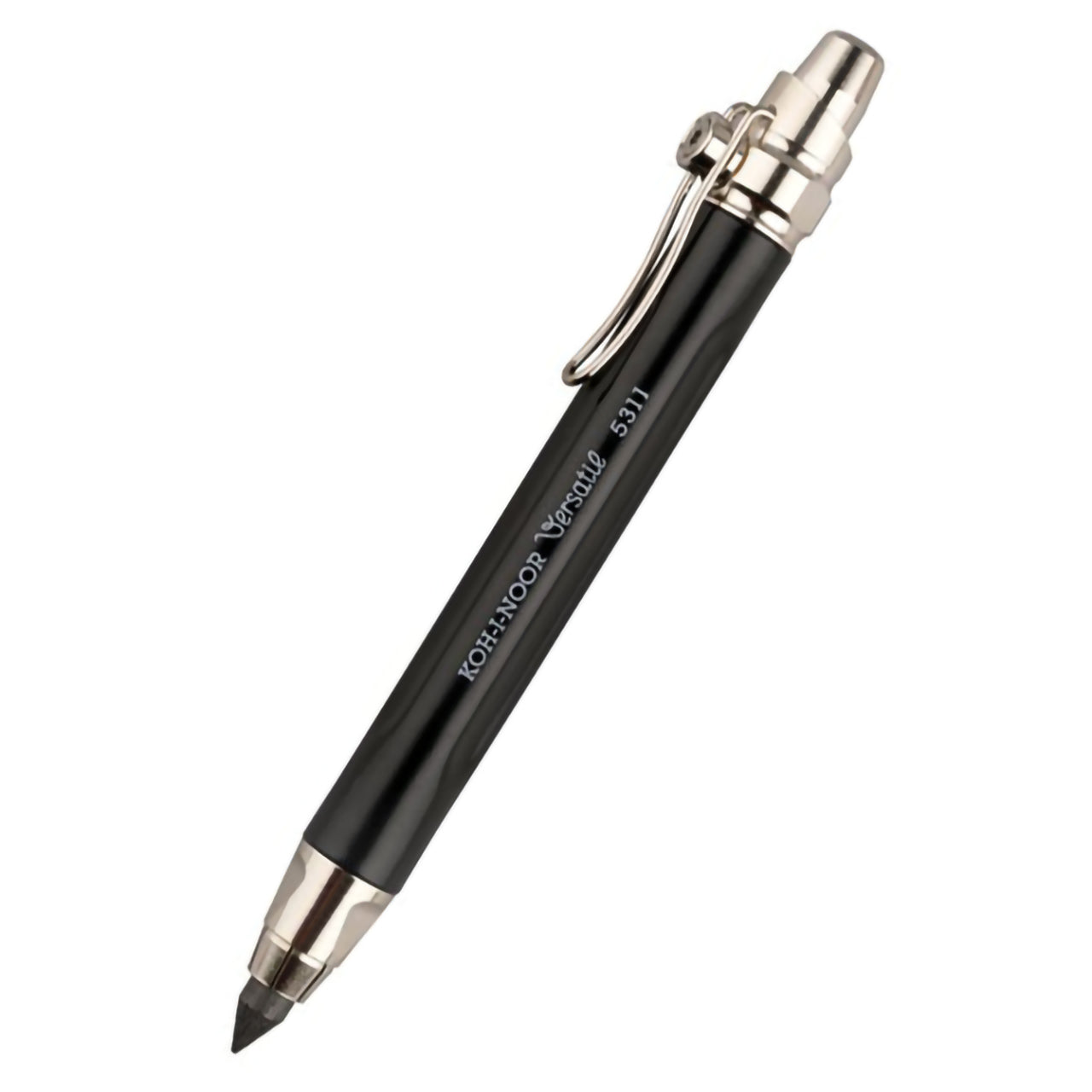 KOH-I-NOOR-druckbleistift-metall-minenhalter-56-x-80-mm-mine-schwarz-mit-minenspitzer-und-clip-im-etui-lafueliki