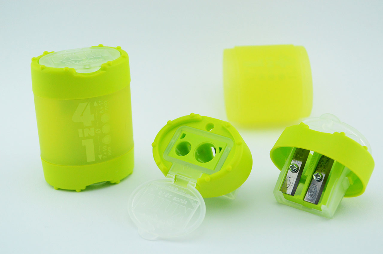 KUM-4in1-Spitzer-Rechtshaender-RH-Click-Clack-gruen