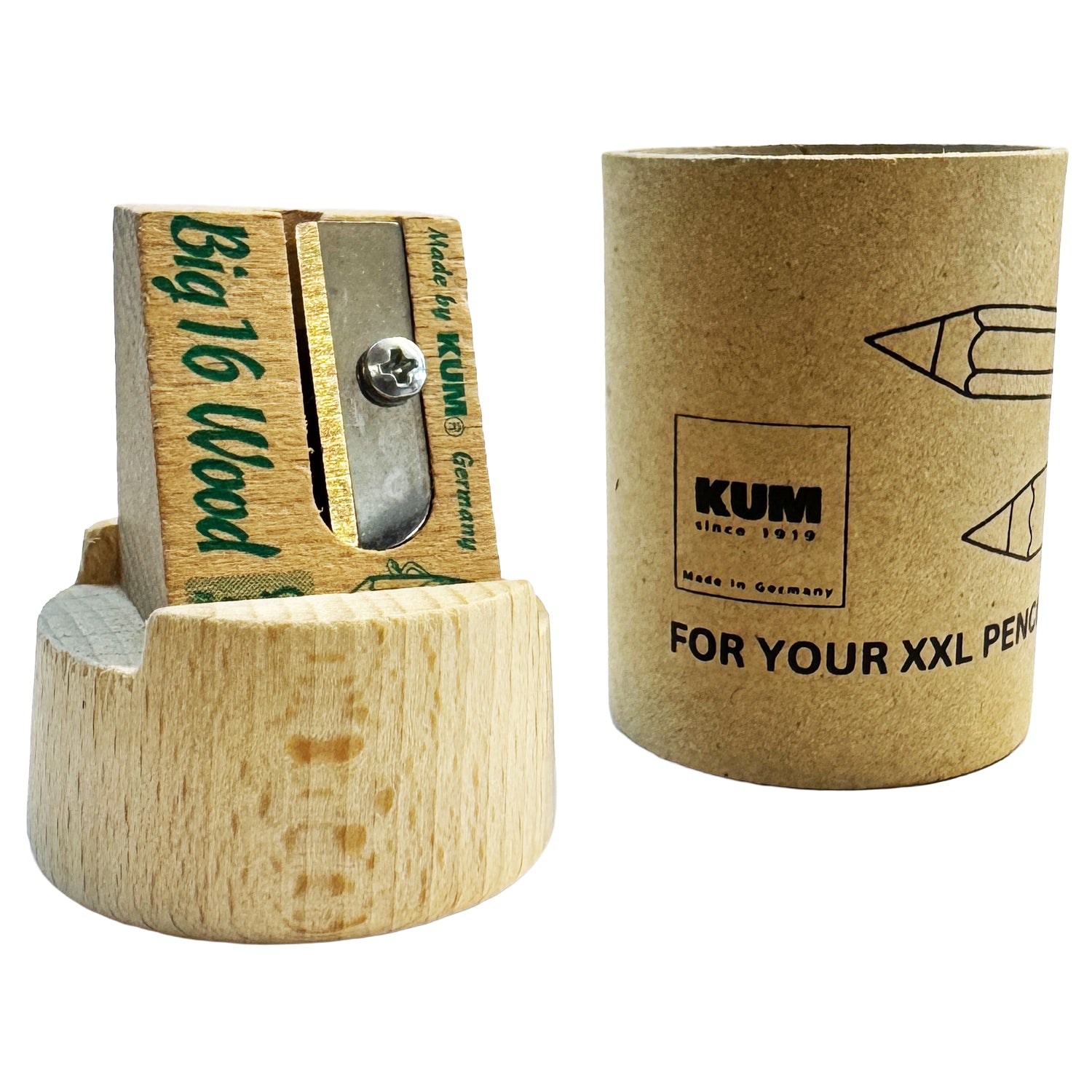 KUM Jumbo Anspitzer mit Behälter · Big Wood · 16 mm