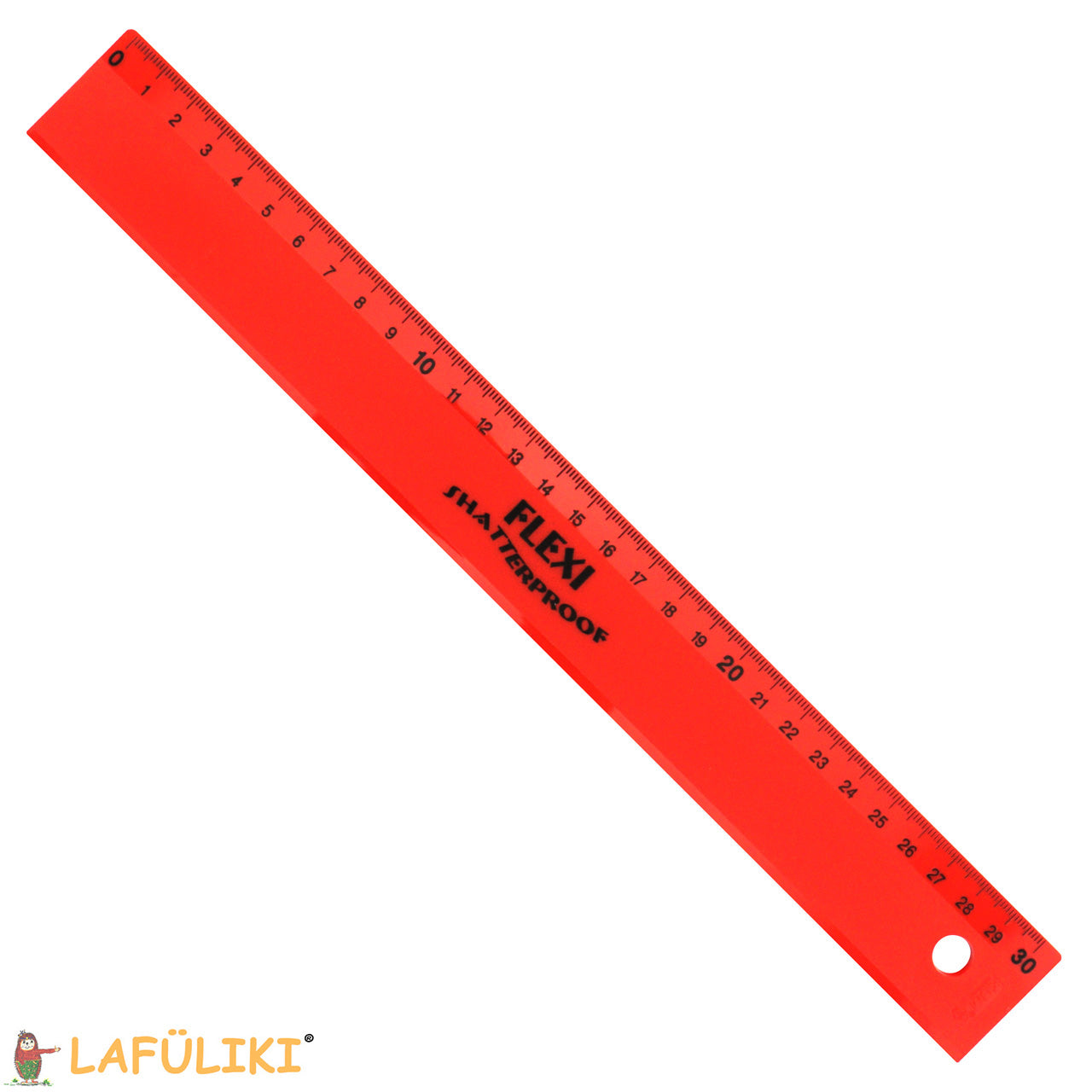 KUM-Kunststoff-Lineal-30cm-2011639-rot-Schullineal-rechtshaender-lafueliki