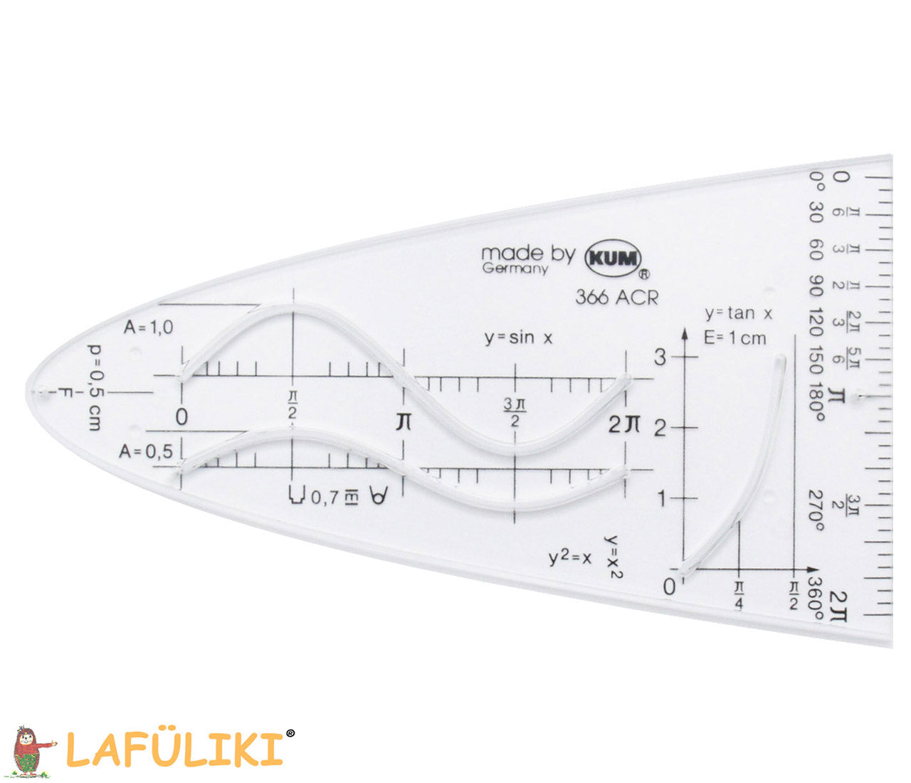 KUM-Parabelschablone-12cm-glasklar-Parabel-2110119-lafueliki