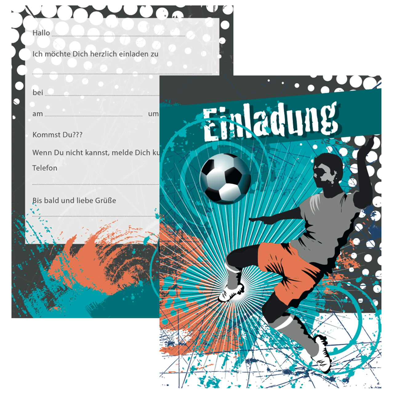 Kinder-Einladung-zum-Geburtstag-Karte-mit-Umschlaeg-Fussball-lafueliki