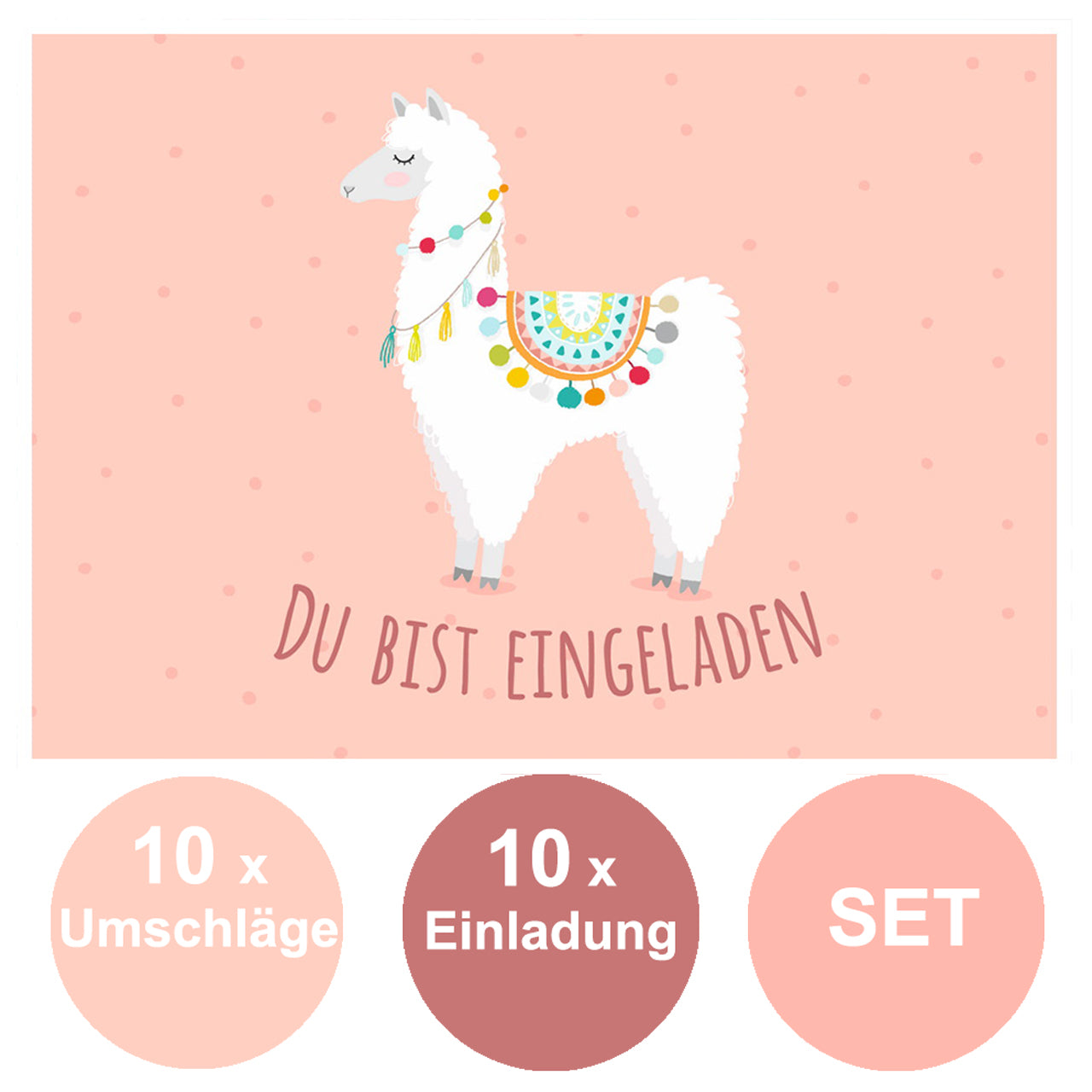 Kinder-Einladung-zum-Geburtstag-Karte-mit-Umschlaeg-Lama-4015290490482-kaufen-lafueliki