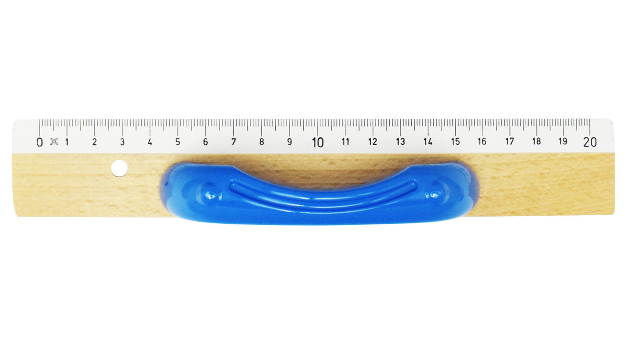 Kinder-Lineal-mit-Griff-20-cm-blau-Anfaenger-Lineal-lafueliki