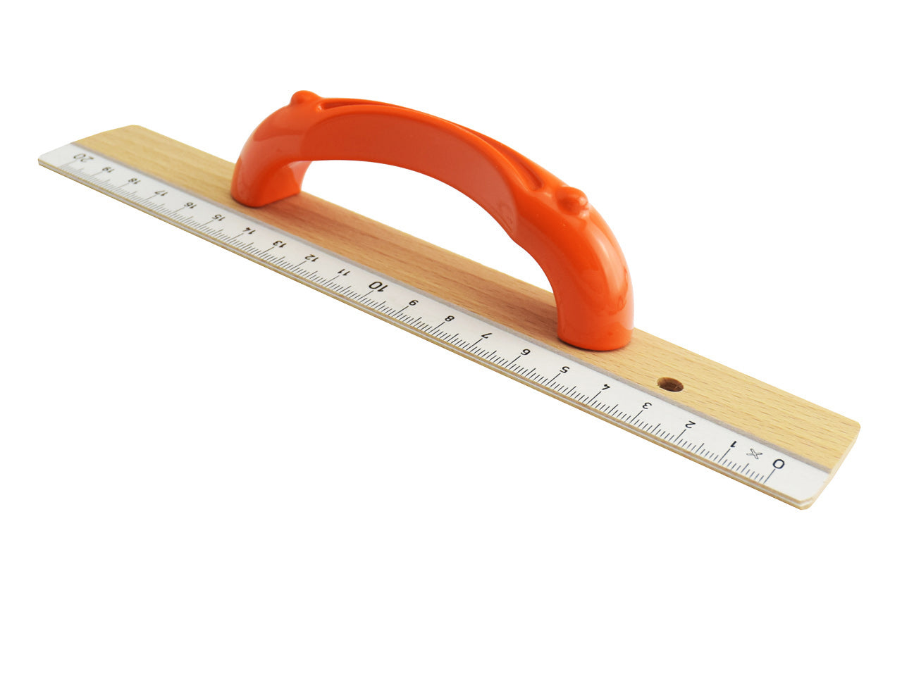 Kinder-Lineal-mit-Griff-20-cm-orange-Lineal-lafueliki