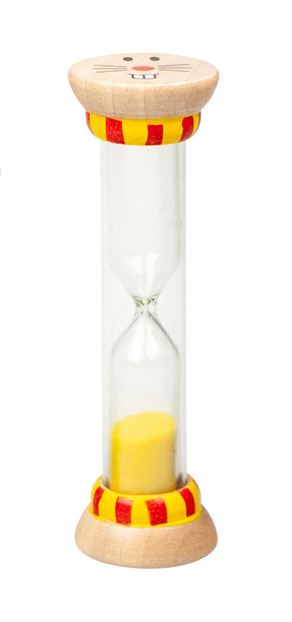 Kinder-Zahnputzuhr-3-Minuten-Sanduhr-gelb-Trendhaus-lafueliki