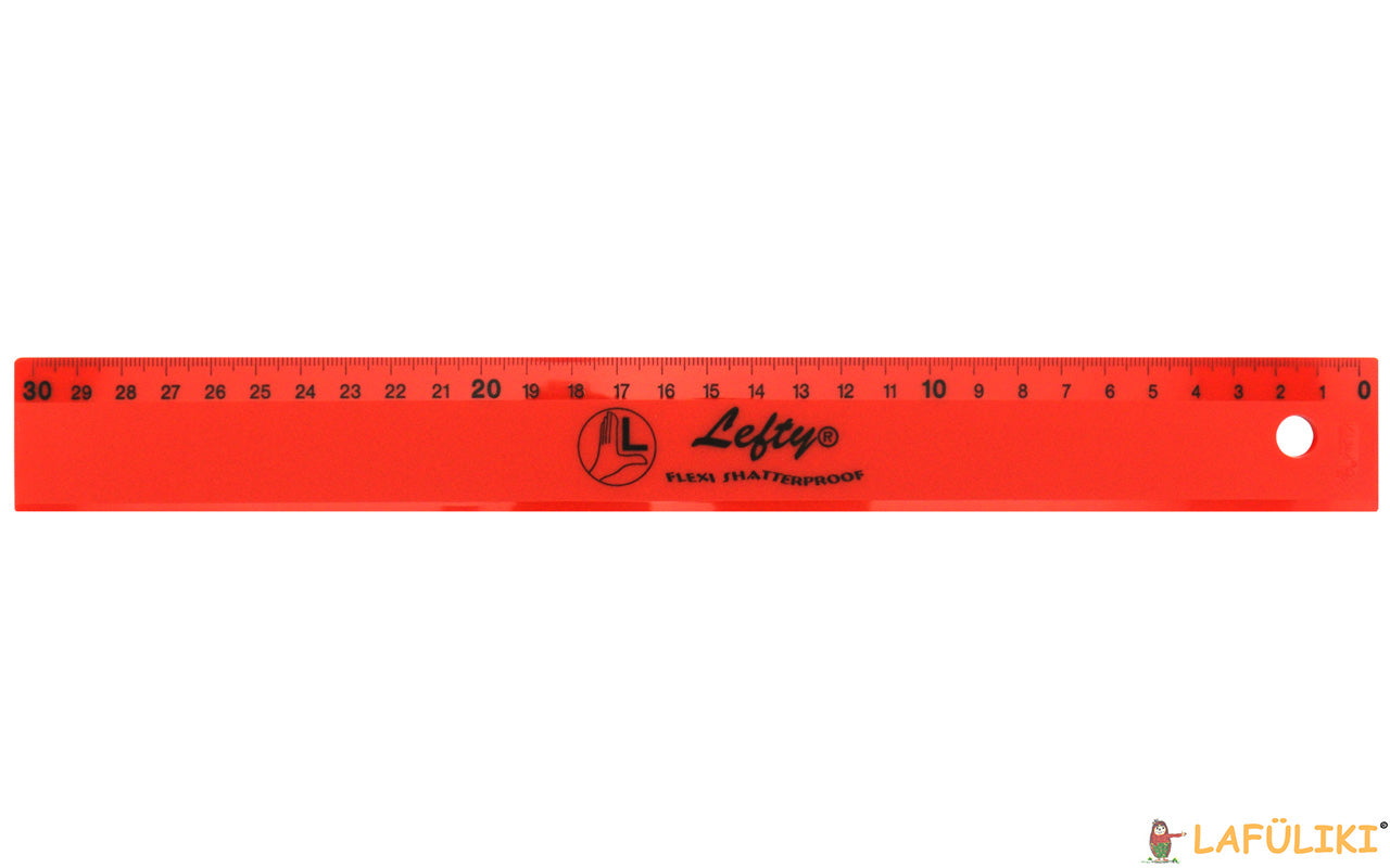 Kum-Flexi-Lineal-fuer-Linkshaender-2012229-Schullineal-rot-lafueliki