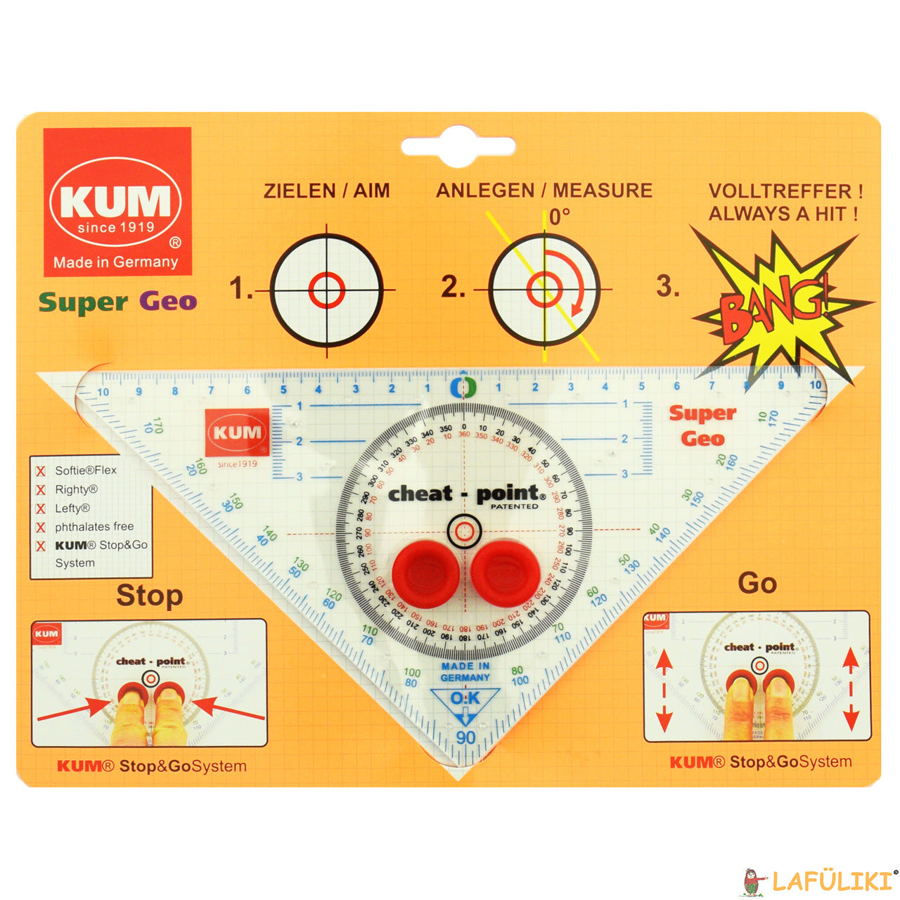 Kum-Geodreieck-Super-Geo-2251411-Stop-und-Go-System-20cm-lafueliki