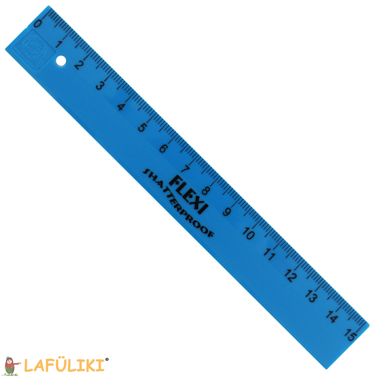 Kum-Lineal-15cm-flexi-hellblau-schullineal-rechtshaender-lafueliki