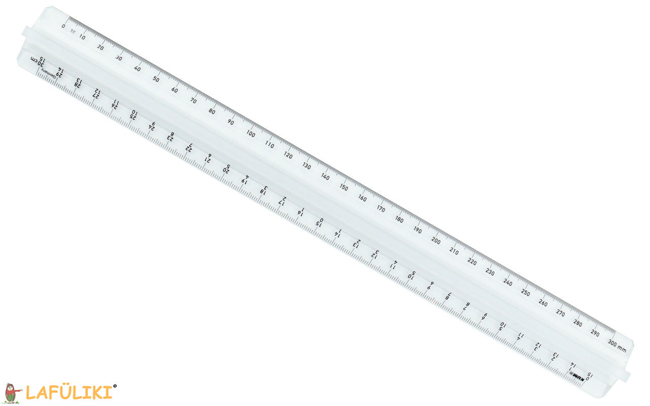 Kum-Lineal-30-cm-mit-Griff-3in1-Skala-2020109-beruflineal-lafueliki