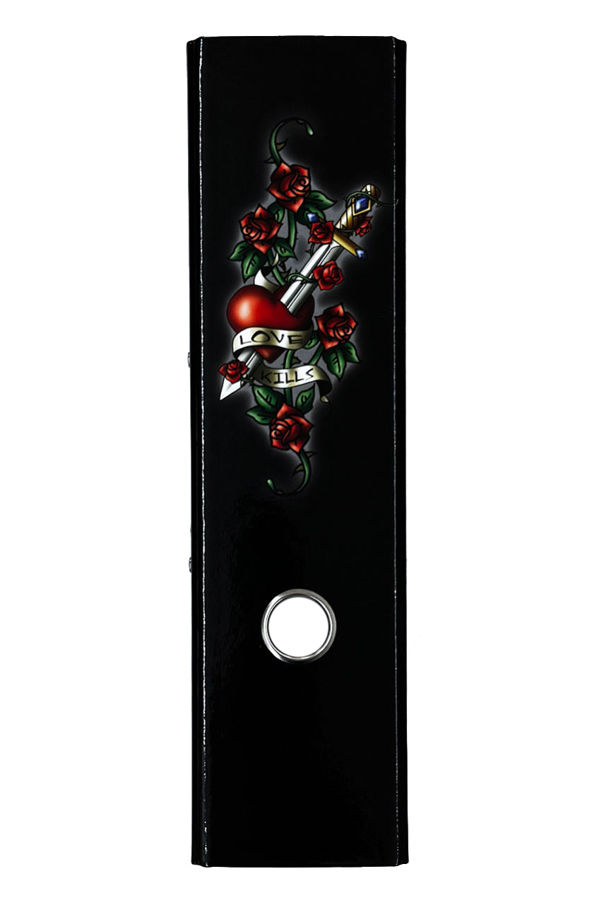 Kum-Motiv-Ordner-Schulordner-Pappe-A4-LOVE-KILLS-Totenkopf-33027-griffloch-lafueliki