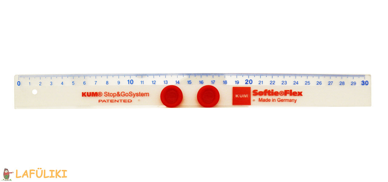 Kum-SOFTIE-FLEX-Lineal-30cm-Stop-Go