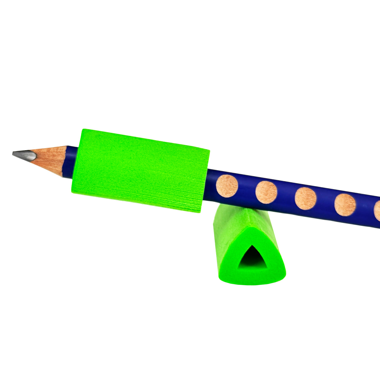 LAFUELIKI-Dreikant-Schreibhilfe-gross-gruen-fuer-dicke-stifte-anwendeng-auf-Lyra-Groove-bleistift-dick-lafueliki
