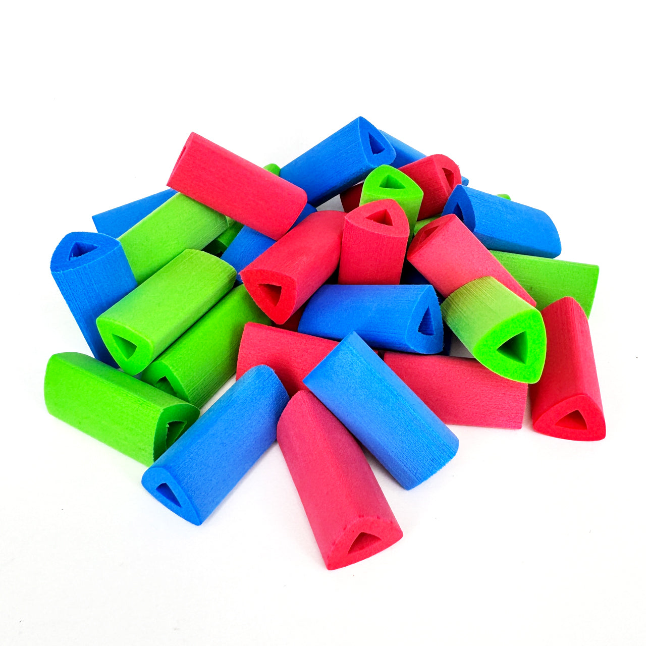 LAFueLIKI-Dreikant-Schreibhilfe-Softy-klein-Set-30-lose-lafueliki