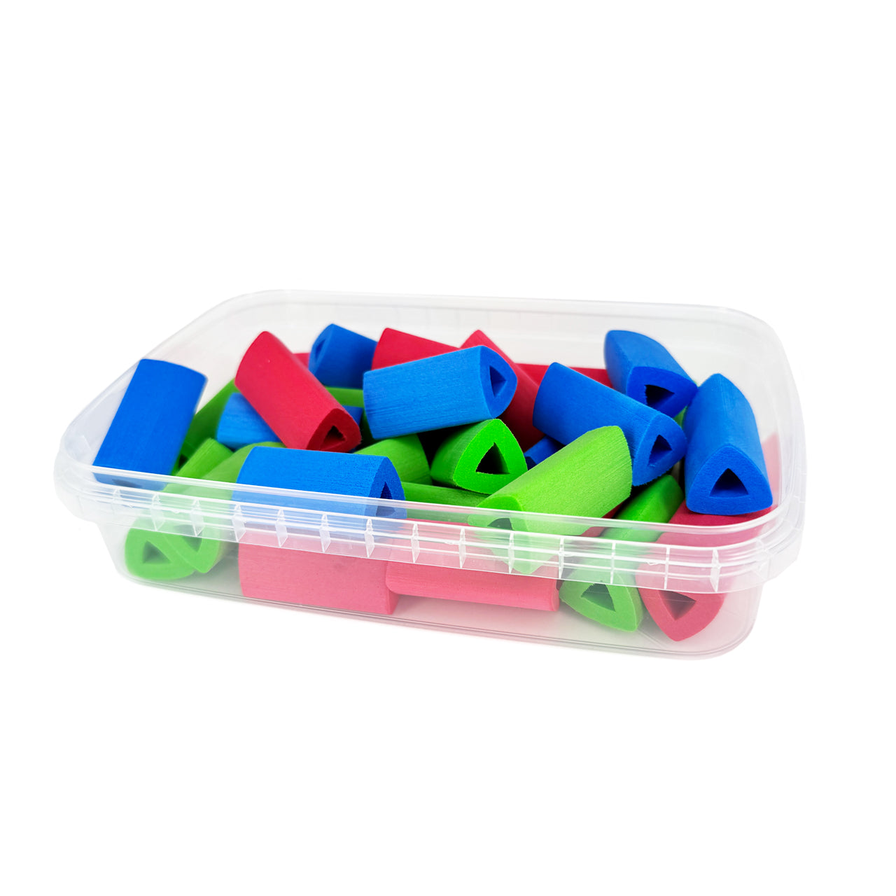 LAFueLIKI-Dreikant-Schreibhilfe-Softy-klein-Set-fuer-duenne-Ovp-offen-lafueliki