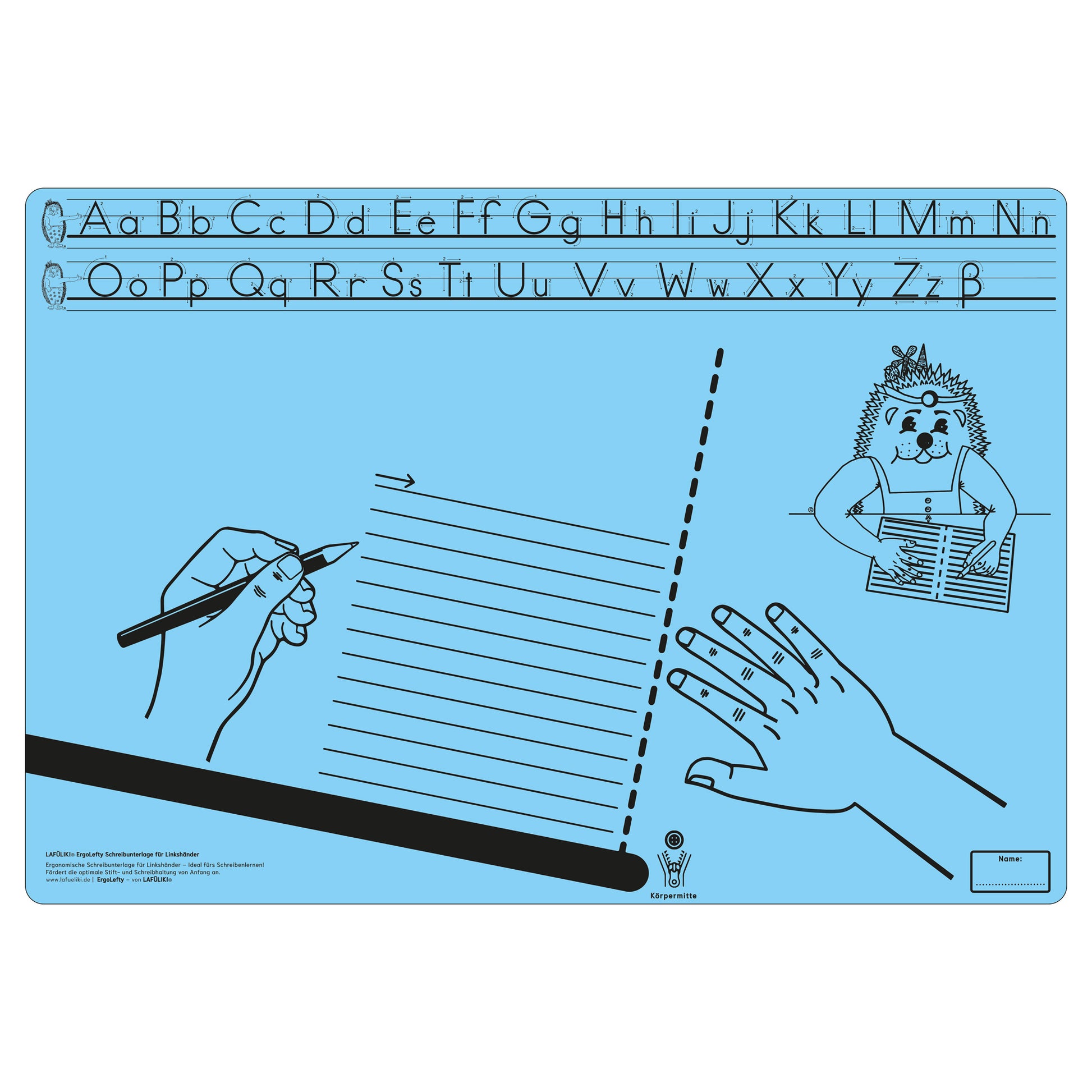 LAFueLIKI-ErgoLefty-Schreibunterlage-Linkshaender-hellblau-sinnvoll-Kinder-grundschule-3700-shop-kaufen