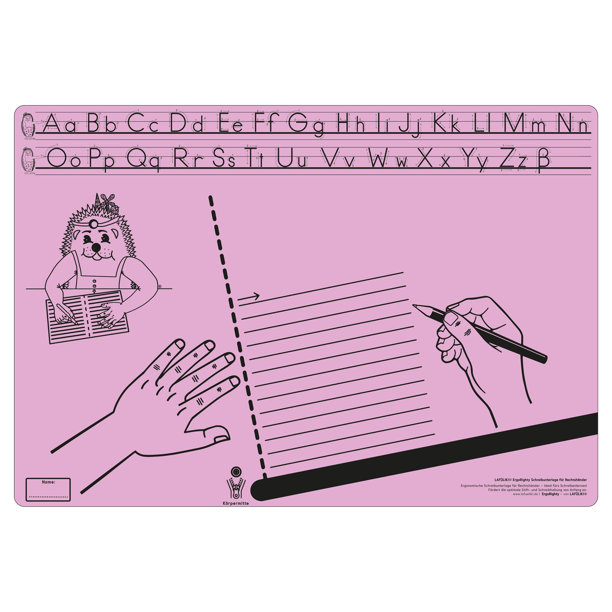 LAFueLIKI-ErgoRIGHTY-Schreibunterlage-Rechtshaender-hellrosa-sinnvoll-Kinder-grundschule-3800-shop-kaufen