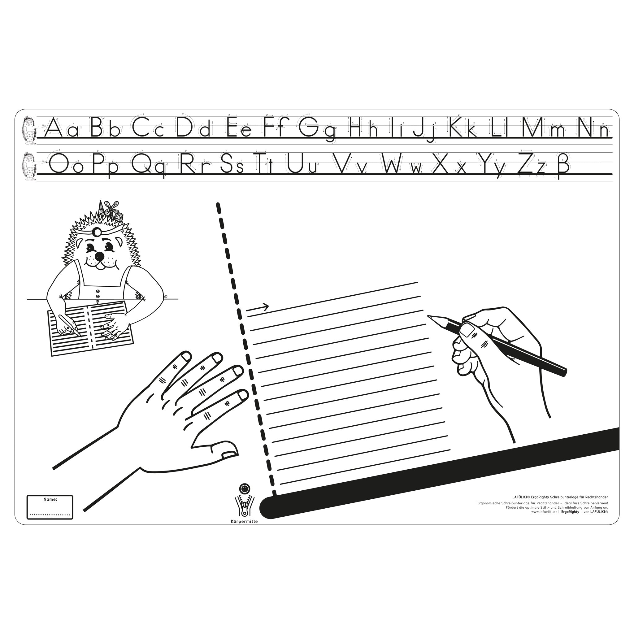 LAFueLIKI-ErgoRIGHTY-Schreibunterlage-Rechtshaender-weiss-sinnvoll-Kinder-grundschule-3800-shop-kaufen