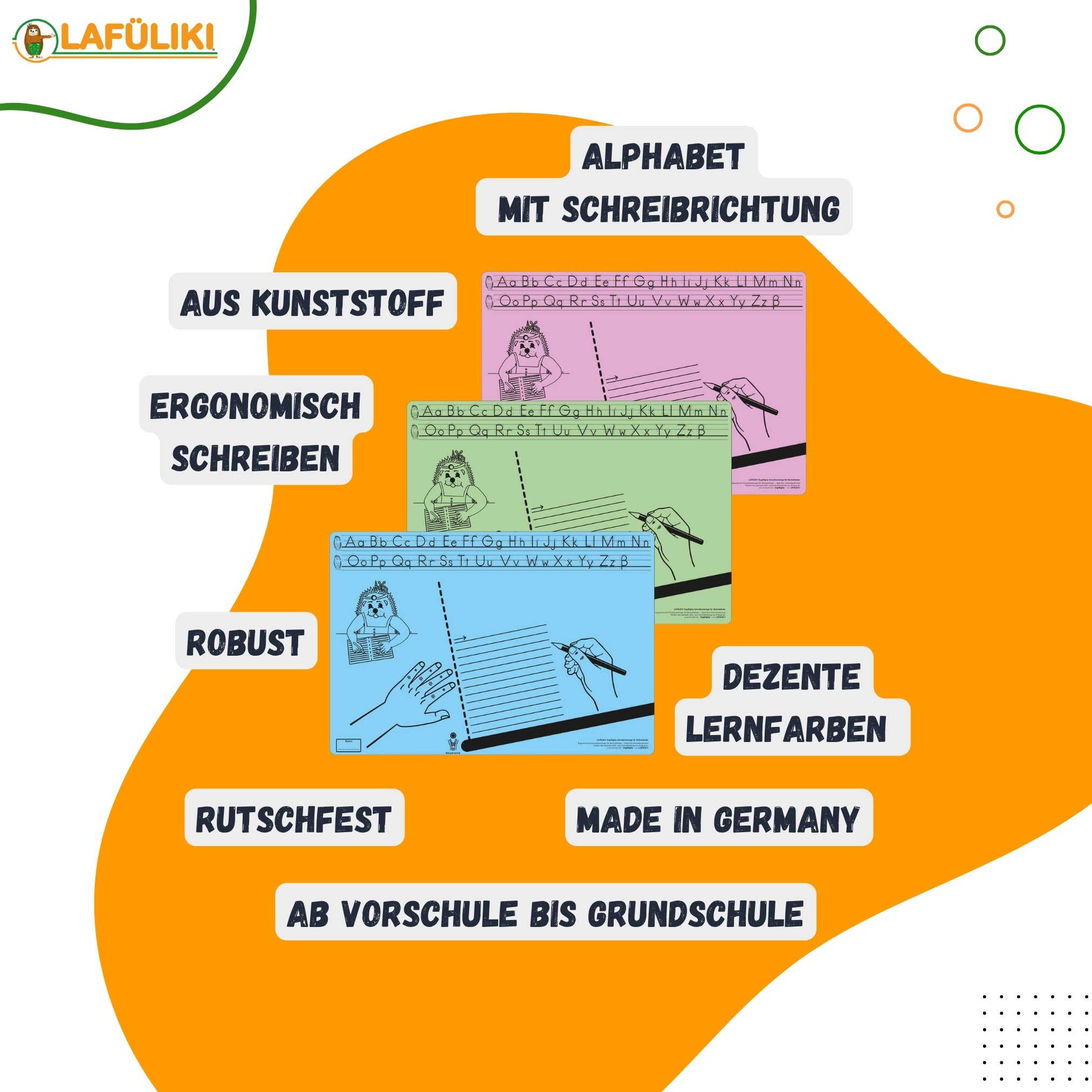 LAFueLIKI-ErgoRighty-Schreibunterlage-fuer-Rechtshaender-uebersicht-3800