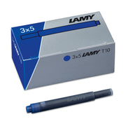 LAMY Tintenpatronen T10 blau löschbar · 3x5 = 15 Stück · für LAMY Füller