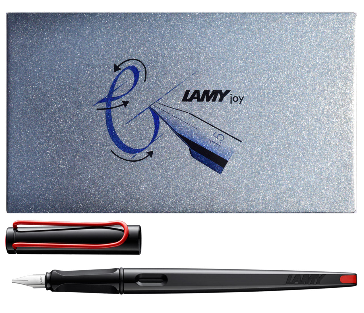 LAMY-joy-black-Schoenschreibset-schwarz_rot-Stift-Geschenkbox-1215603-LAFueLIKI