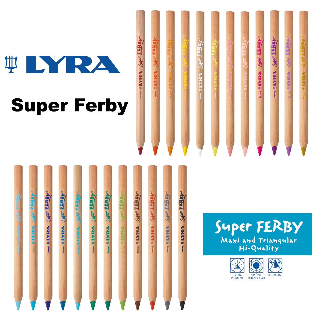 LYRA-Super-Ferby-Natur-alle-Buntstift-unlackiert-Einzelstift-frabstift-kaufen-lafueliki