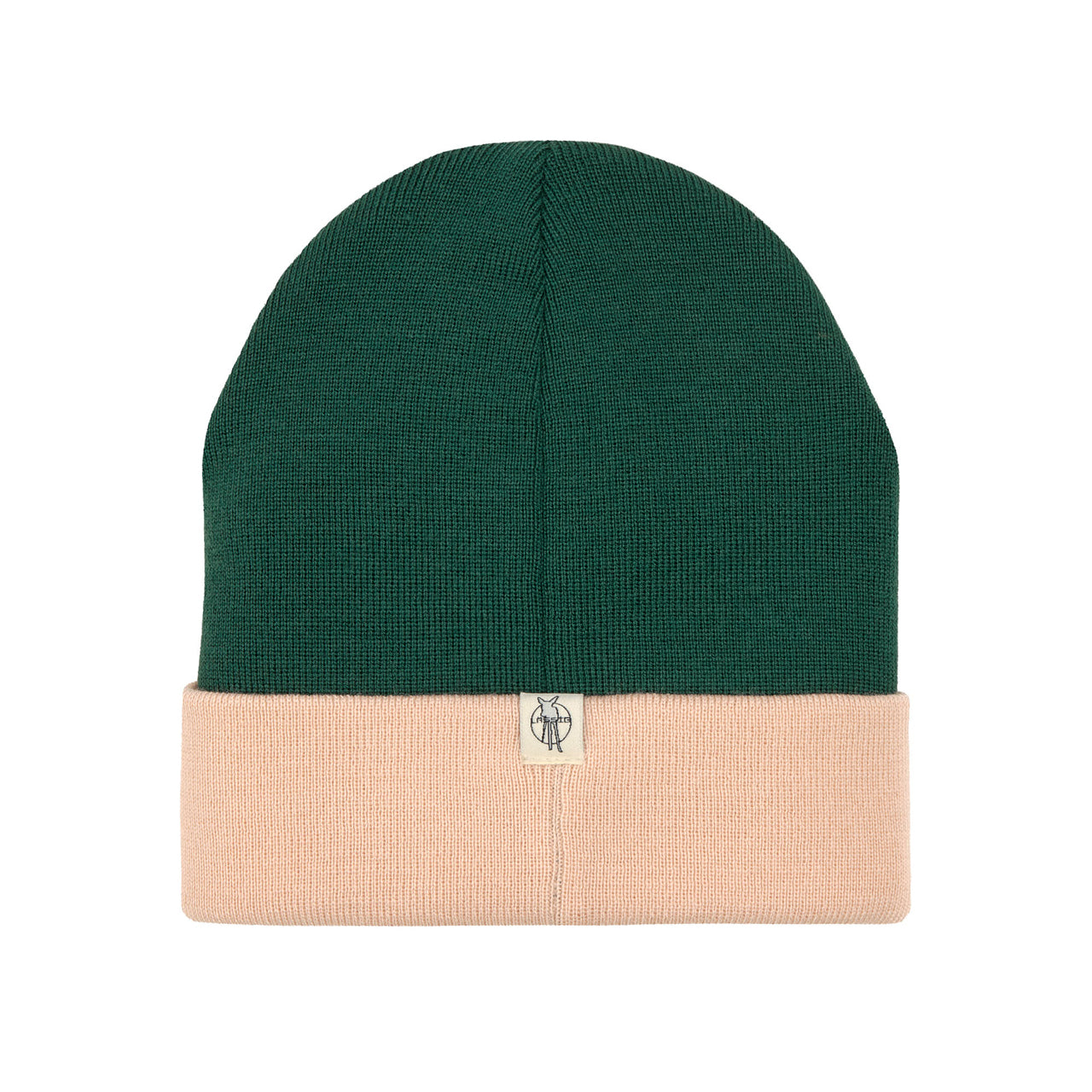 Laessig-Beanie-Kinder-Muetze-Smile-lachs-gruen-52-56-ab-3-6-Jahren-1531068357-rueckseite-lafueliki