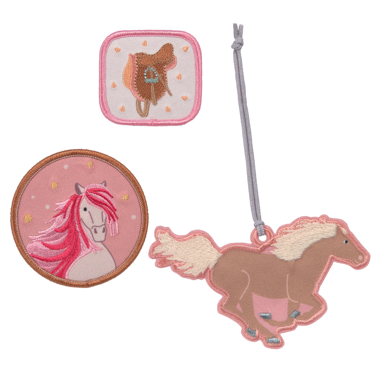 Laessig-Patches-Set-Anhaenger-Pferde-pink-3er-Set-1205007077-fuer-Schulranzen-kaufen-lafueliki