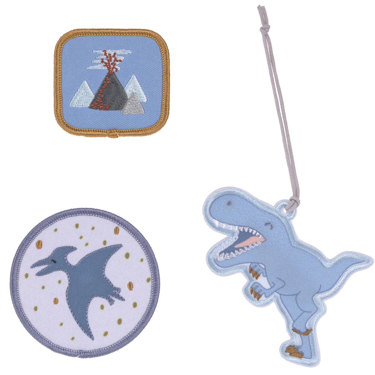 Laessig-Patches-Setund-Anhaenger-Dinosaurier-3er-Set-Schulranzen-kaufen-1205007054-lafueliki