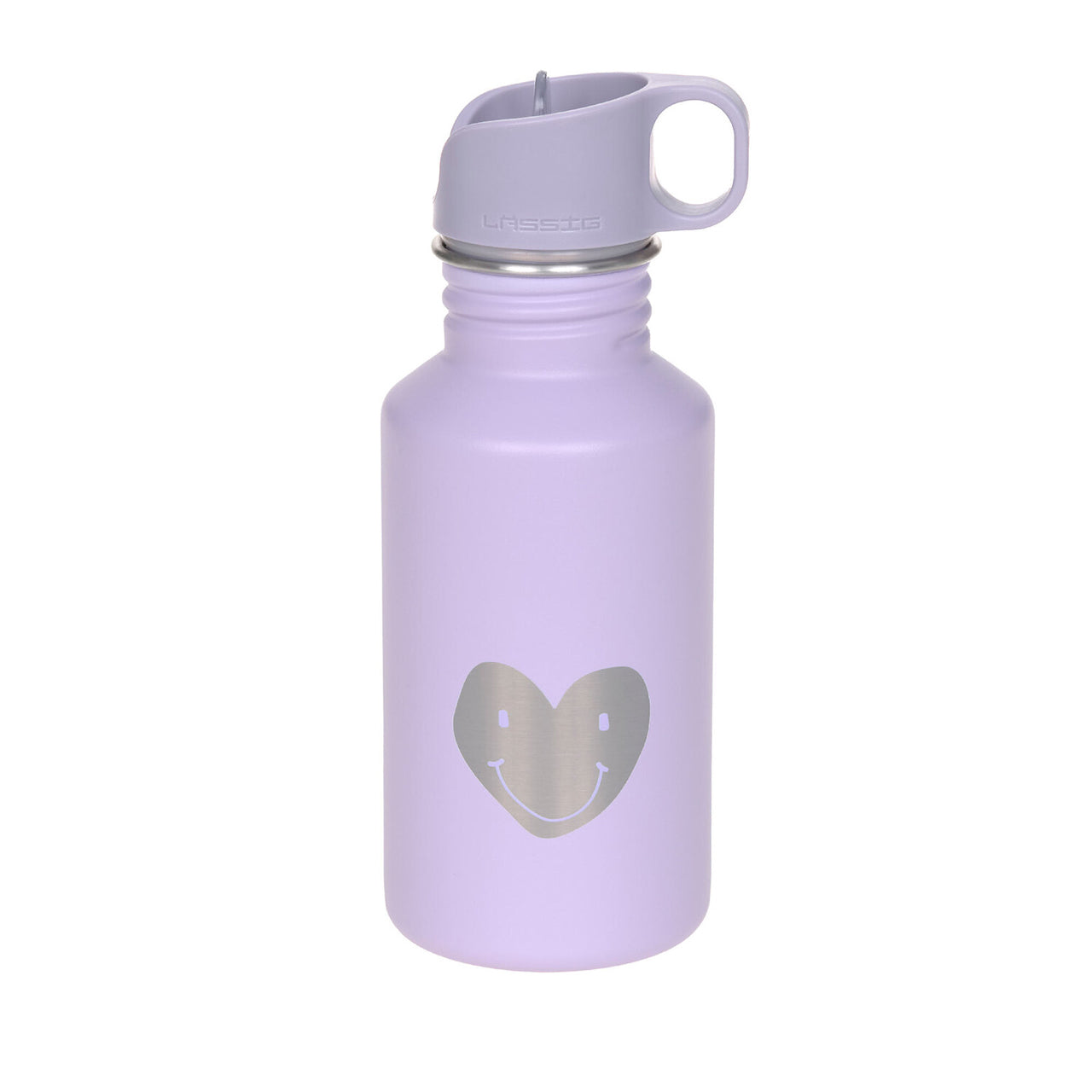 Laessig-Trinkflasche-aus-Edelstahl-Kinder-Smile-Little-Gang-Herz-Heart-lilac-rosa-12100257012-online-kaufen-lafueliki