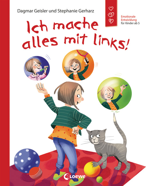 Sachbuch über Linkshändigkeit - Ich mache alles mit links!