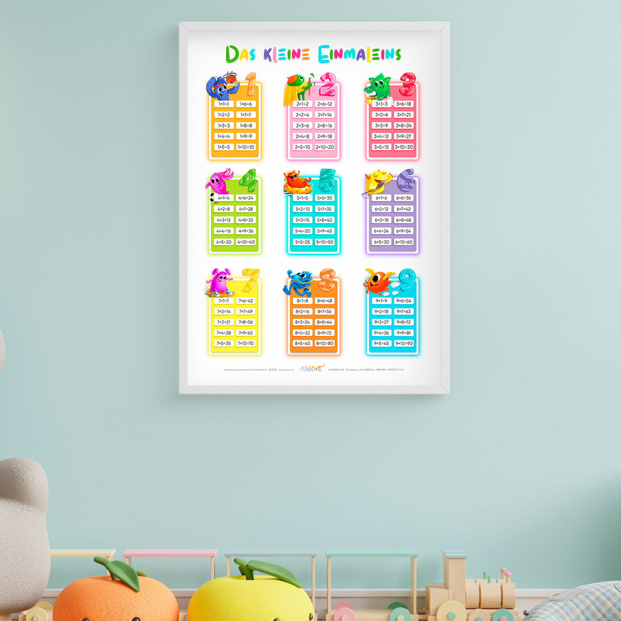 Lernposter-1x1-Das-kleine-Einmaleins-1516-an-der-Wand-ALLEOVS-lafueliki