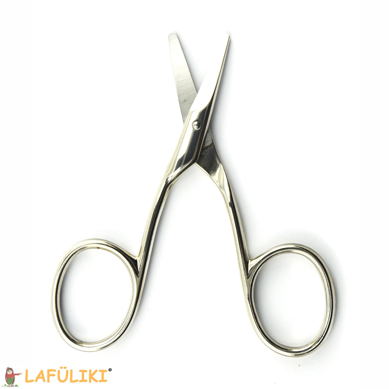 Linkshaender-Baby-Nagelschere-vernickelt-poliert-Solingen-geoeffnet-lafueliki