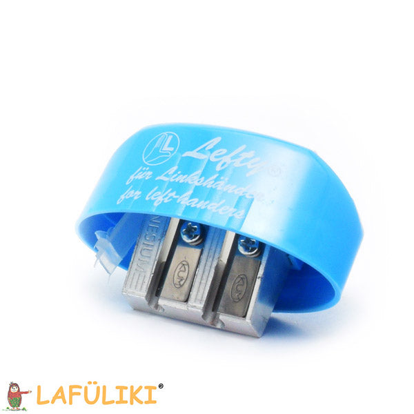 Linkshaender-Doppeldosenspitzer-Oval-Office-hellblau-Spitzer-lafueliki