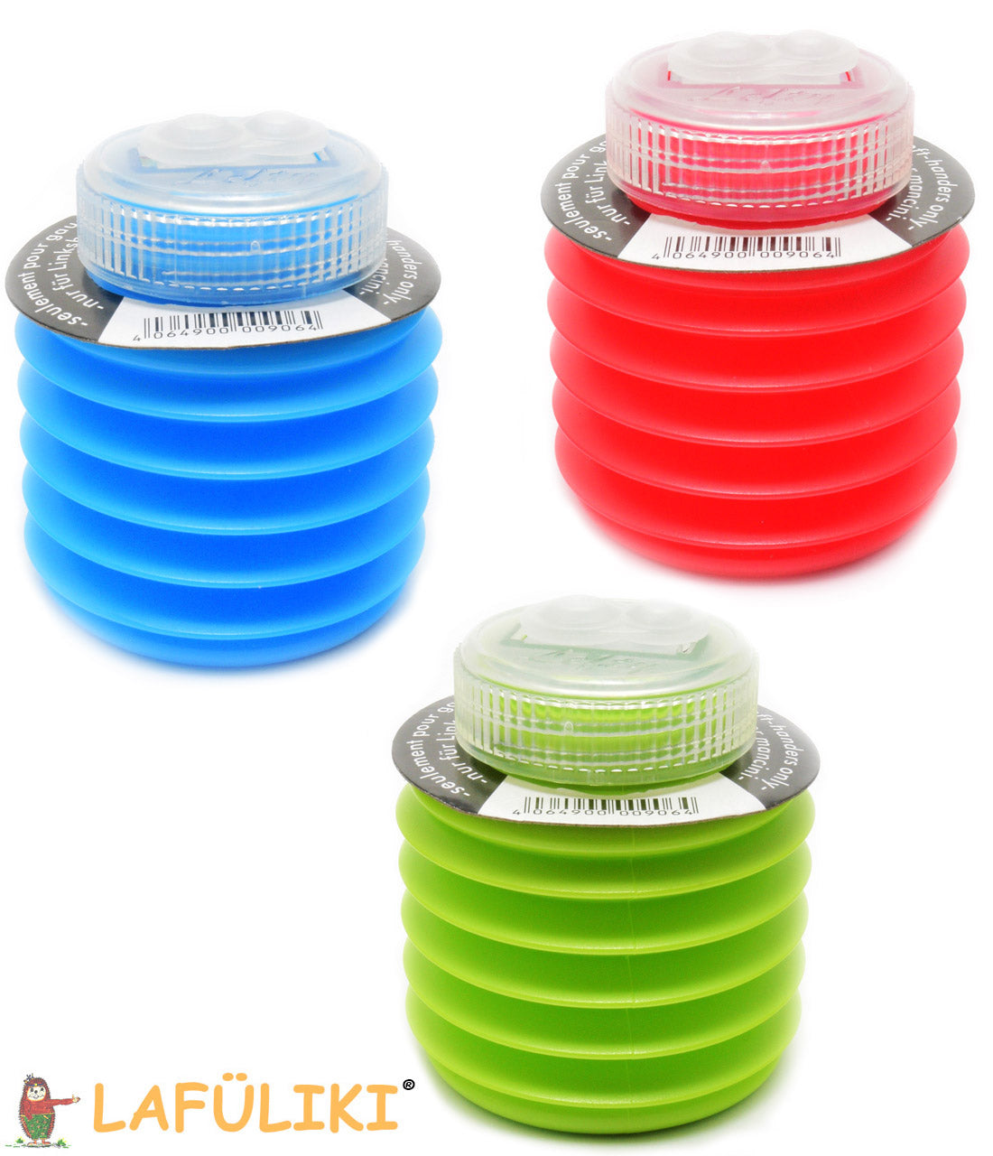 Linkshaender-Doppeldosenspitzer-gross-kum-pop-farben-anspitzer-dicke-und-duenne-stifte-lafueliki