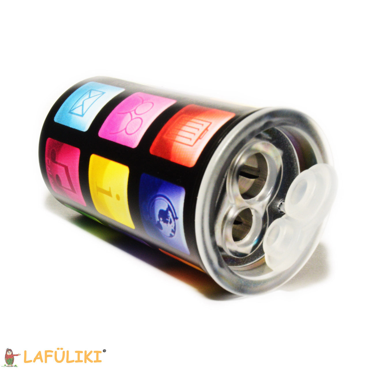 Linkshaender-Doppelspitzer-dosenspitzer-motiv-App-offen-lafueliki