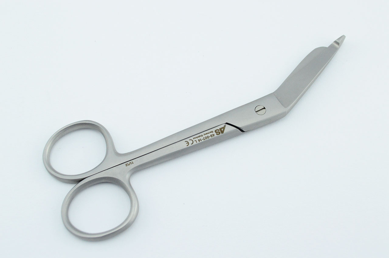 Linkshaender-Lister-Verbandsschere-14-cm-Krankenhaus-Arzt-Tierarztpraxis