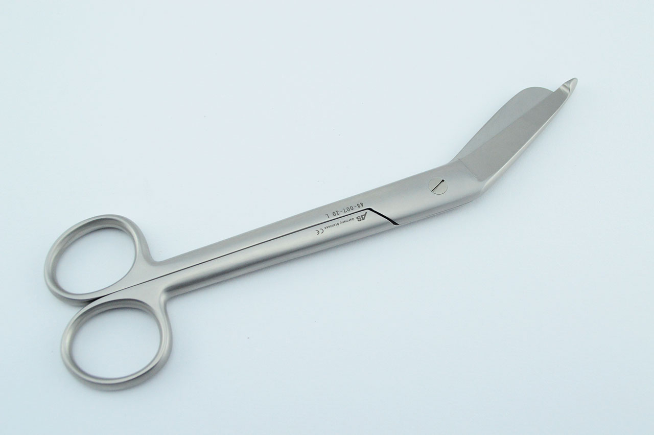 Linkshaender-Lister-Verbandsschere-20-cm-Gipsschere-Linkshaender-Krankenhausschere-ersthelferschere